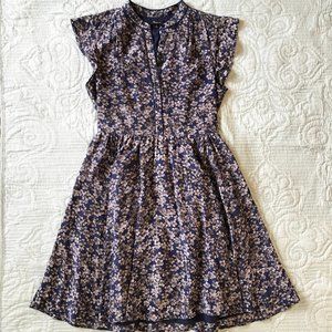 Madewell Newsprint Floral Dress